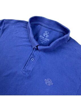 John John "Made in Heaven" Men's S/S Polo Shirt Blue • Medium